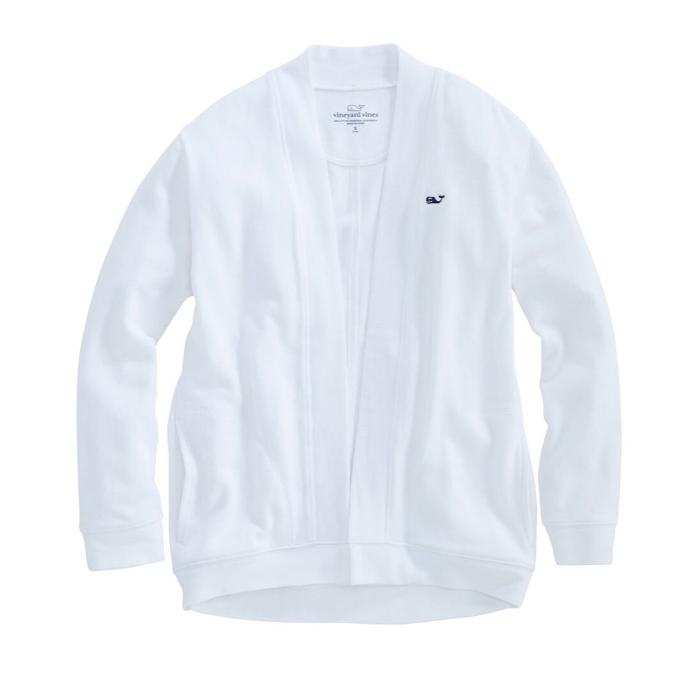 Vineyard Vines Cardigan white 2T